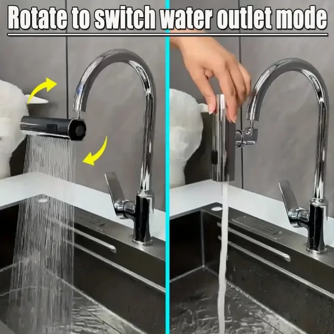 3-in-1 Easyfit Multifunction Kitchen Sink Tap Head — photo 3