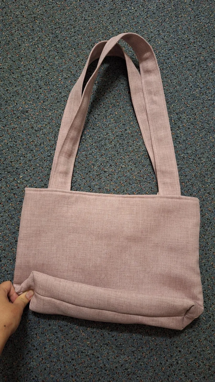 Embroidered tote bag with floral design – photo 5