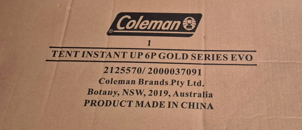 Coleman gold tent — photo 4