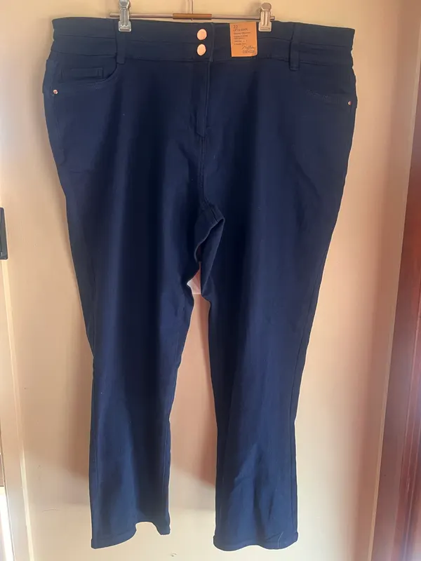 Millers Lift & Shape Women’s Size 22 Denim Slim Leg Jeans Blue 5-Pocket Button