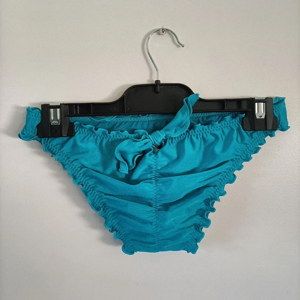 Seafolly Shimmer Mini Hipster Bikini Bottom Eden Teal Size AU 12 NWT RRP $64.95 — photo 3