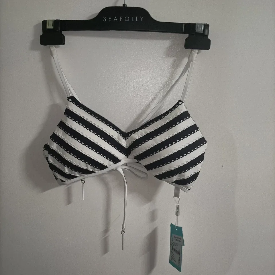 Seafolly Coast to Coast Bralette Bikini Top Size 10 AU US 6 RRP $89.95 — photo 2