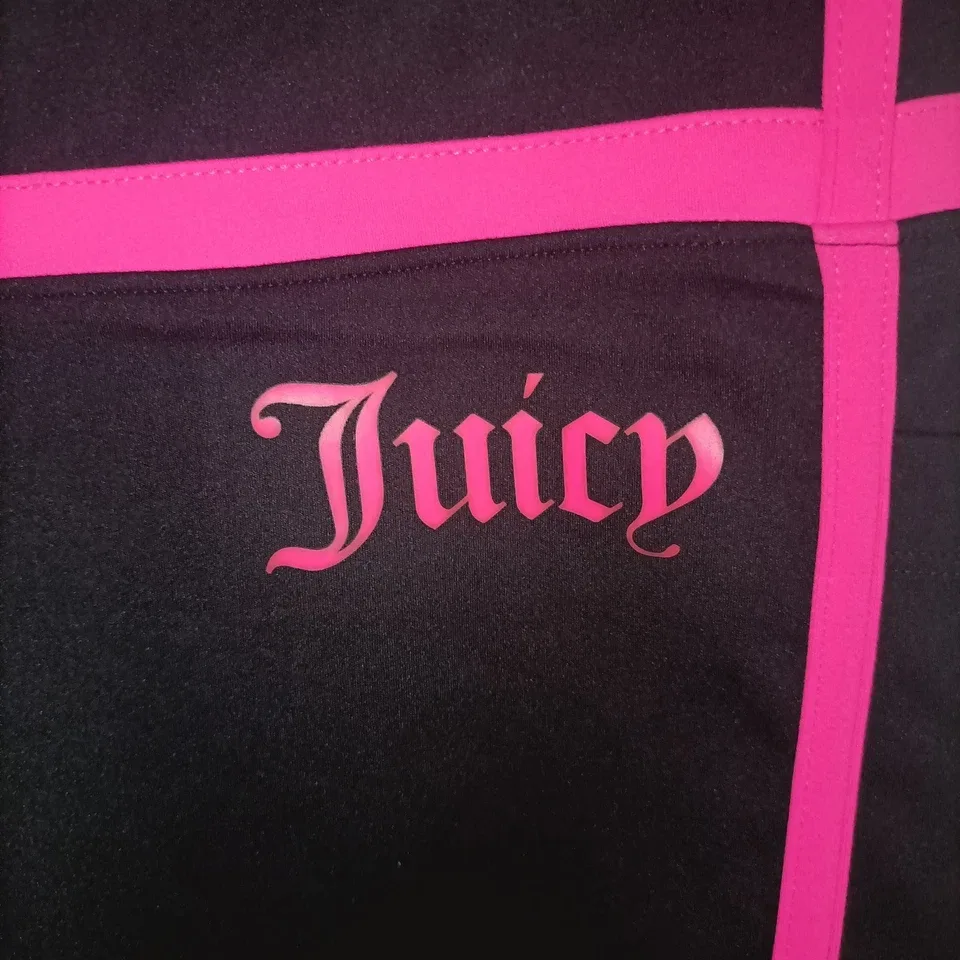New Juicy Couture Black Leggings Pink Activewear Women’s Size S — photo 4