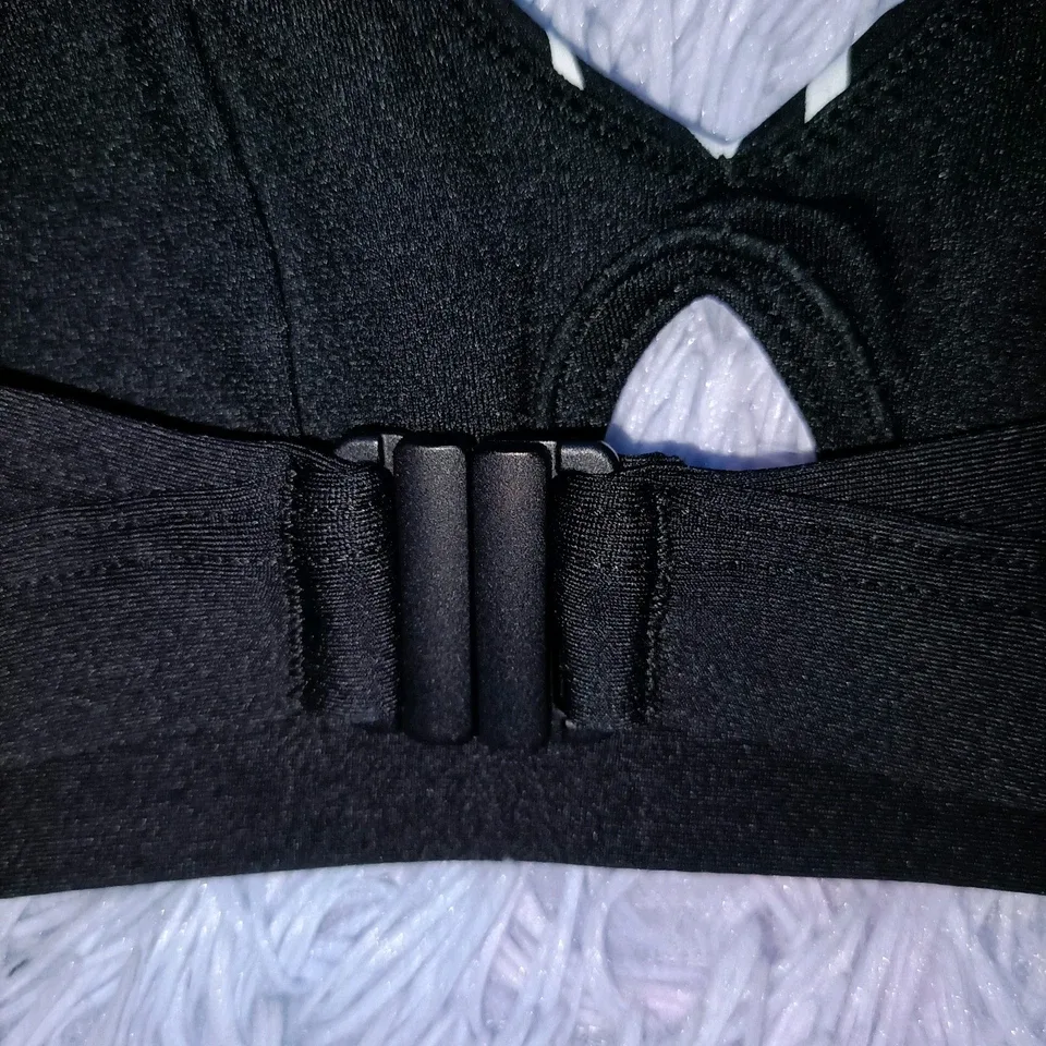 NEW Seafolly Fastlane Bralette Bikini Top Black/White Contrast - Size 8 RRP $89 — photo 4