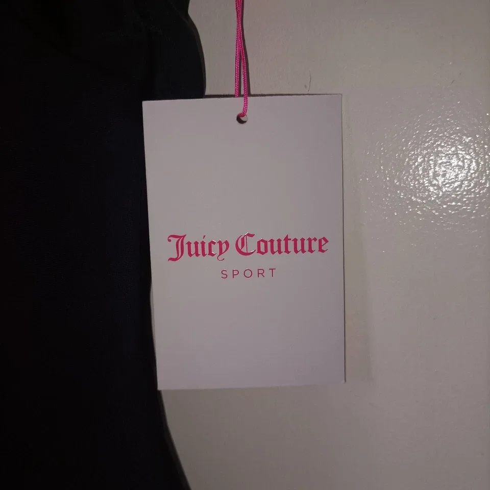 Juicy Couture Sport Black One Piece Swimsuit High Leg Logo NWT Size S — photo 5