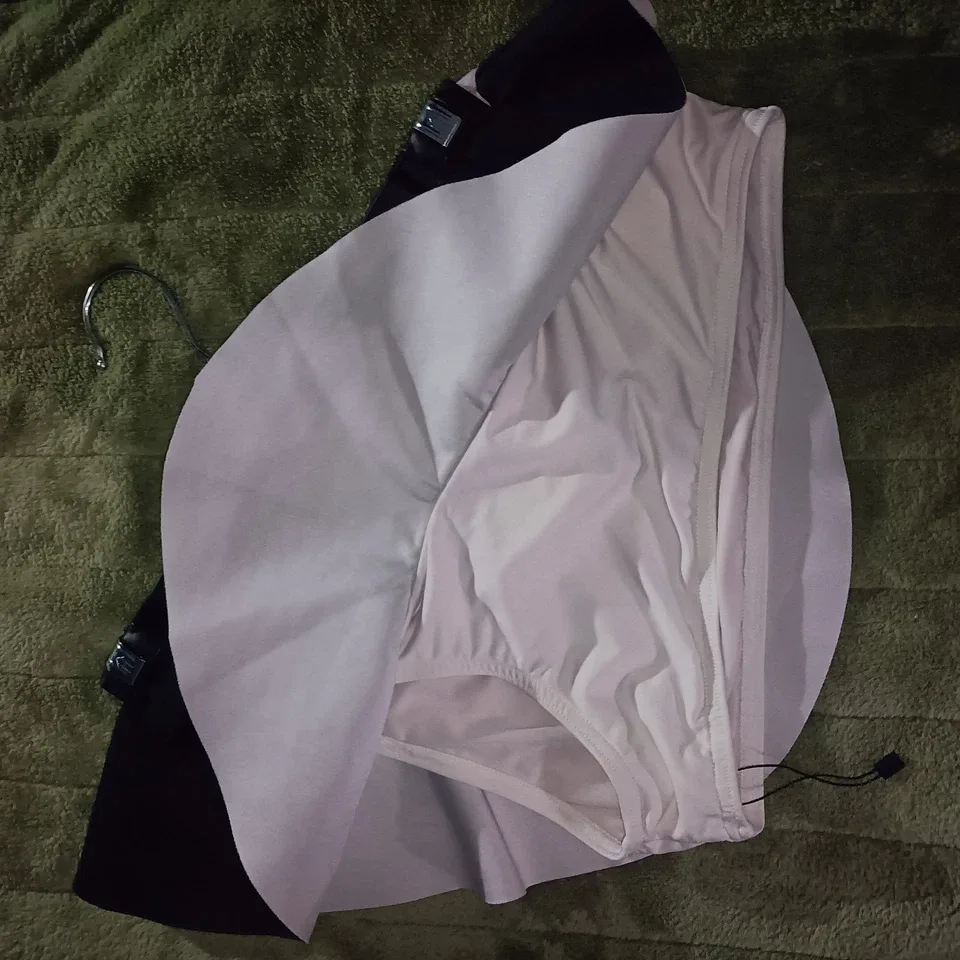 ba&sh Paris Ruffle Bikini Top Black/White Frill Size 10- RRP $180+ — photo 4