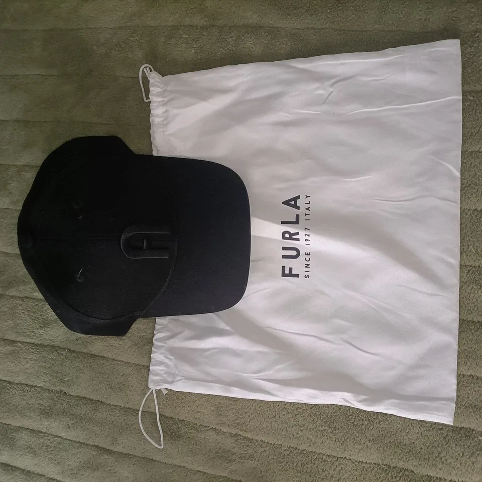Furla Unisex Classic Baseball Cap Black Size 56 Adjustable Cotton/Poly Twill — photo 9