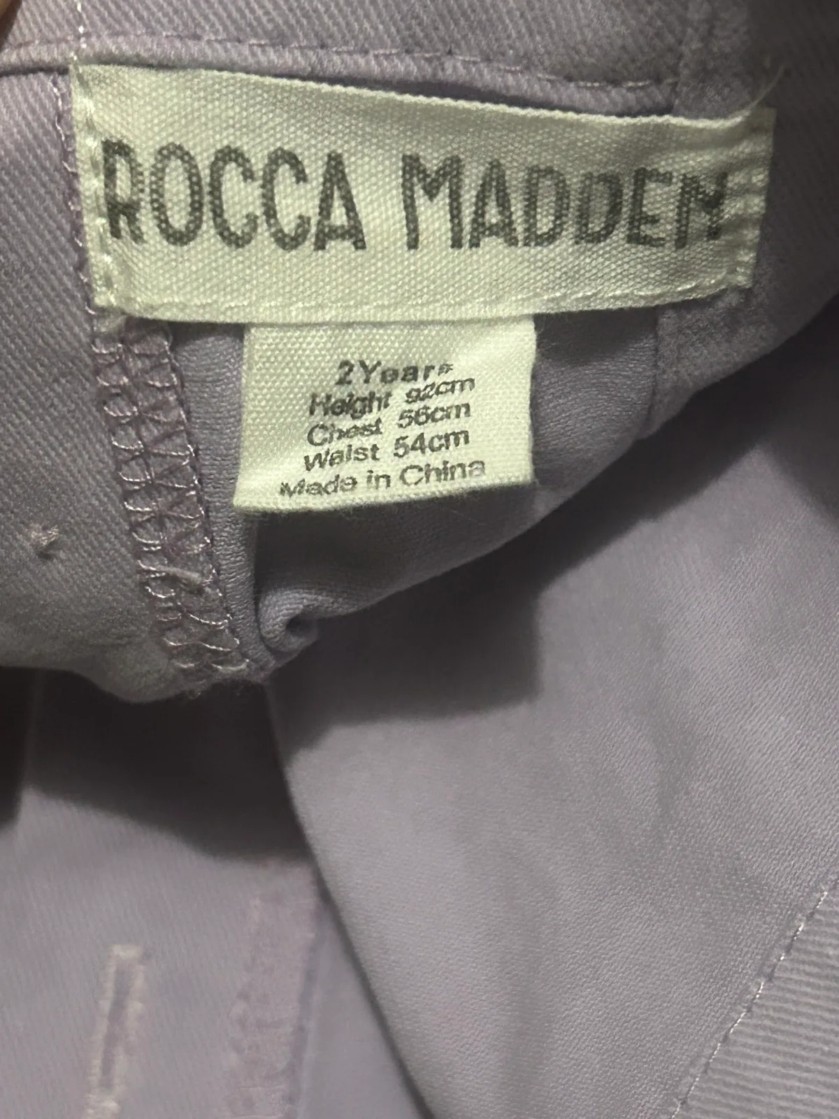 Rocca Madden Toddler Girls Lilac Floral Pinafore Apron Dress | Size 2 Years — photo 5