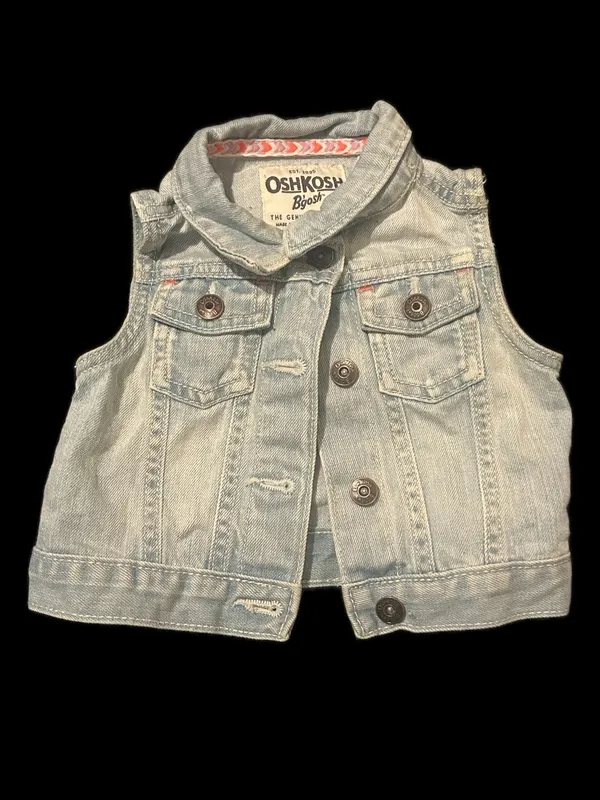 OSH Kosh 12-18mths denim vest