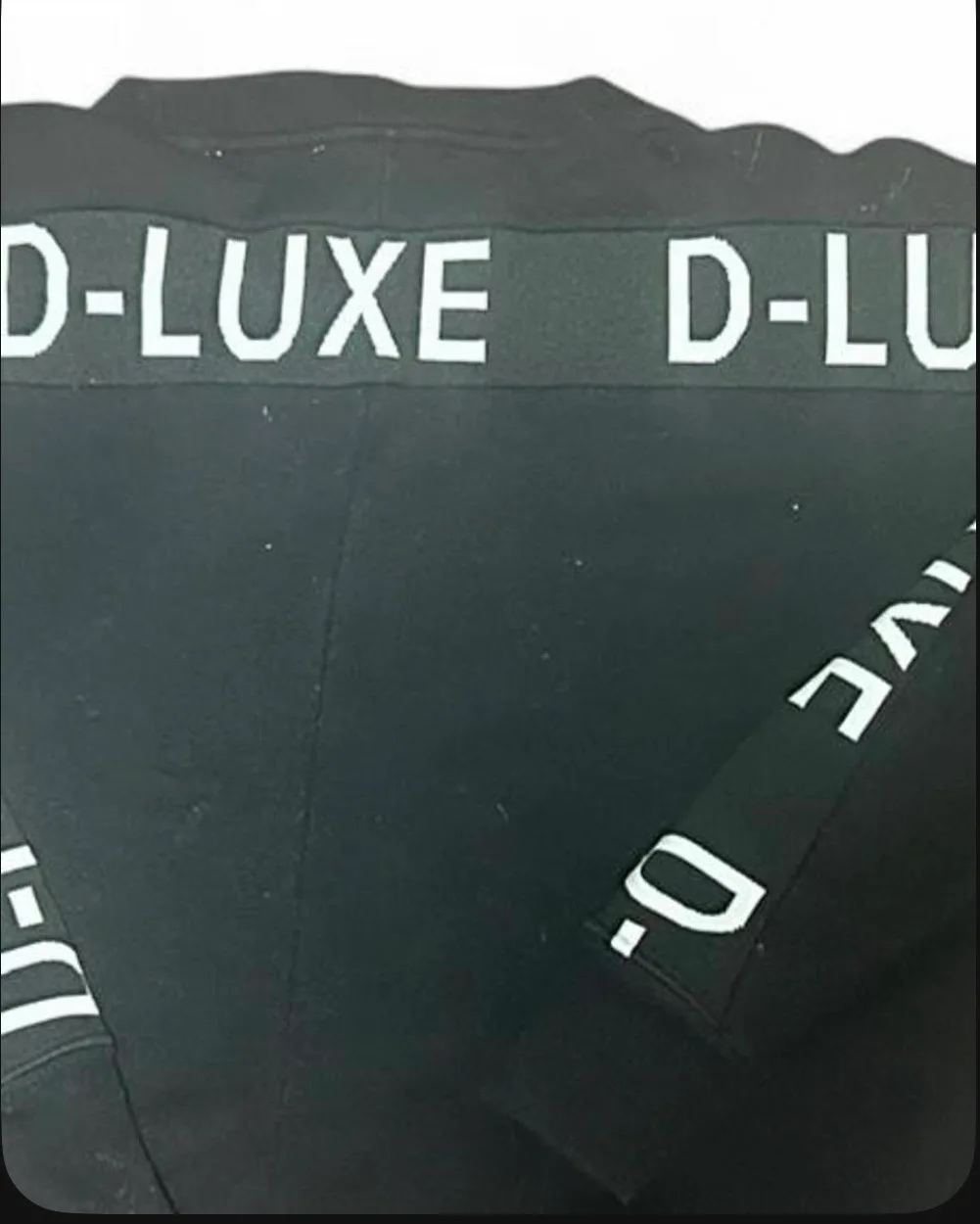DECJUBA D-Luxe Logo Panel Knit Jumper - Black 🖤Size: small — photo 2