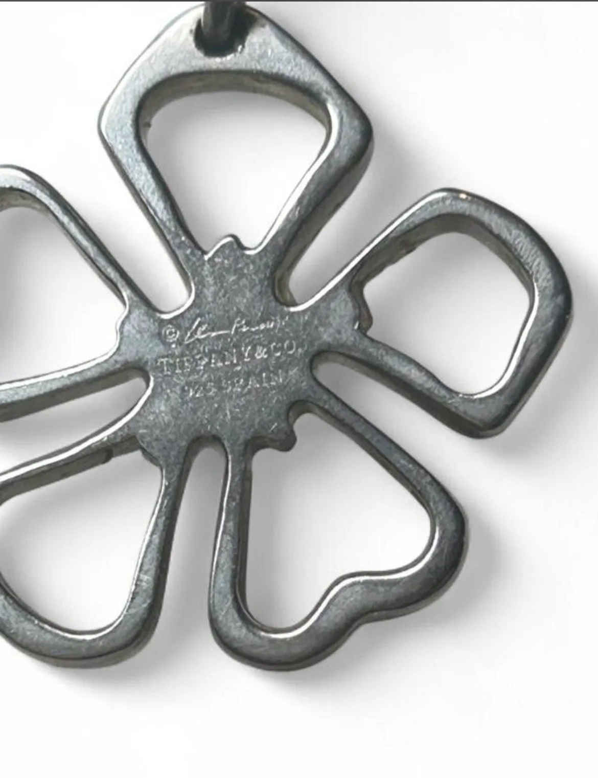 Authentic Vintage Tiffany & Co. Open Flower / Daisy Stencil Tag Piece — photo 4