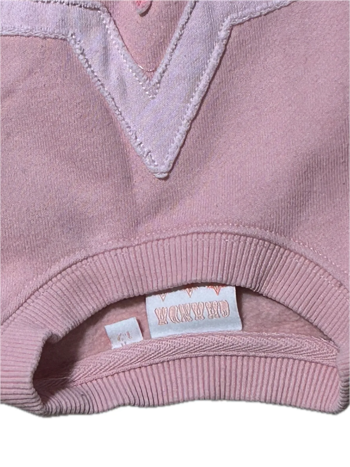 Ghanda Kids Pink Colour-Block Star Logo Sweatshirt — photo 4