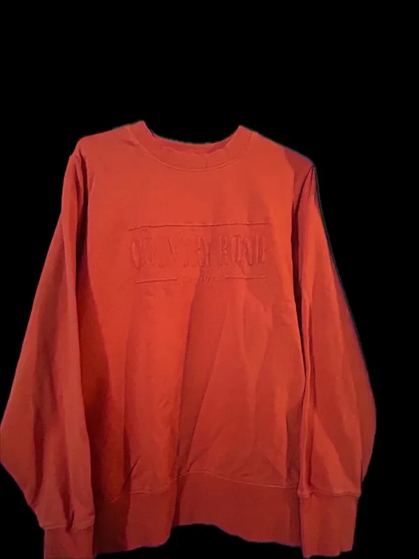 Country Road Heritage Embroidered Crewneck Sweatshirt - Red/Melon