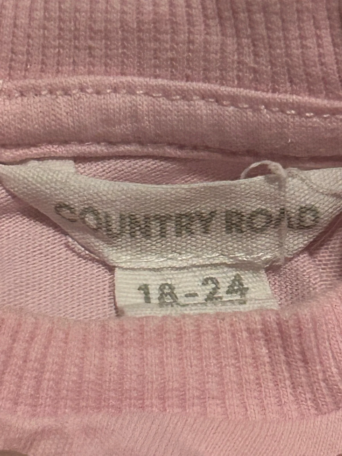 Country Road Baby Girls Pink Sequin Logo Tee | Size 18-24 Months — photo 6