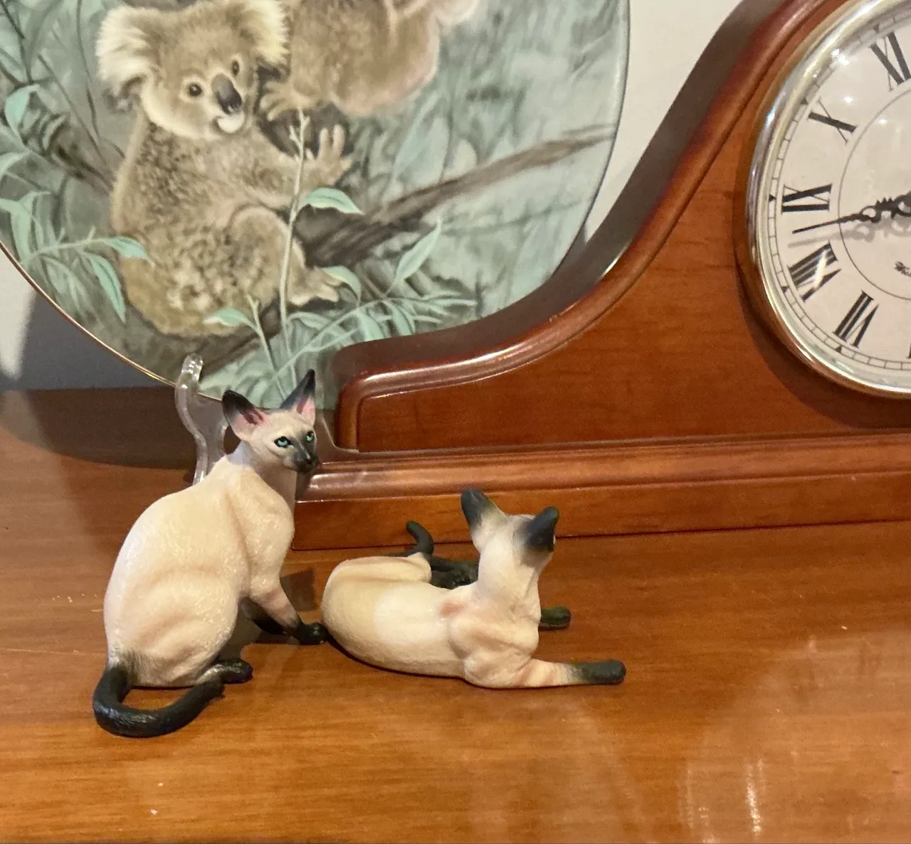 siamese cat pair figurines – photo 4