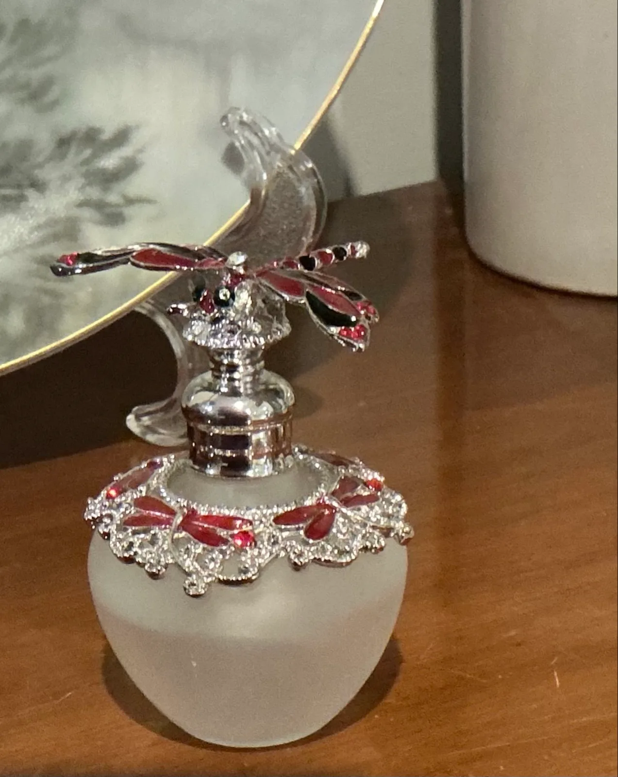 decorative dragonfly perfume bottle – photo 3