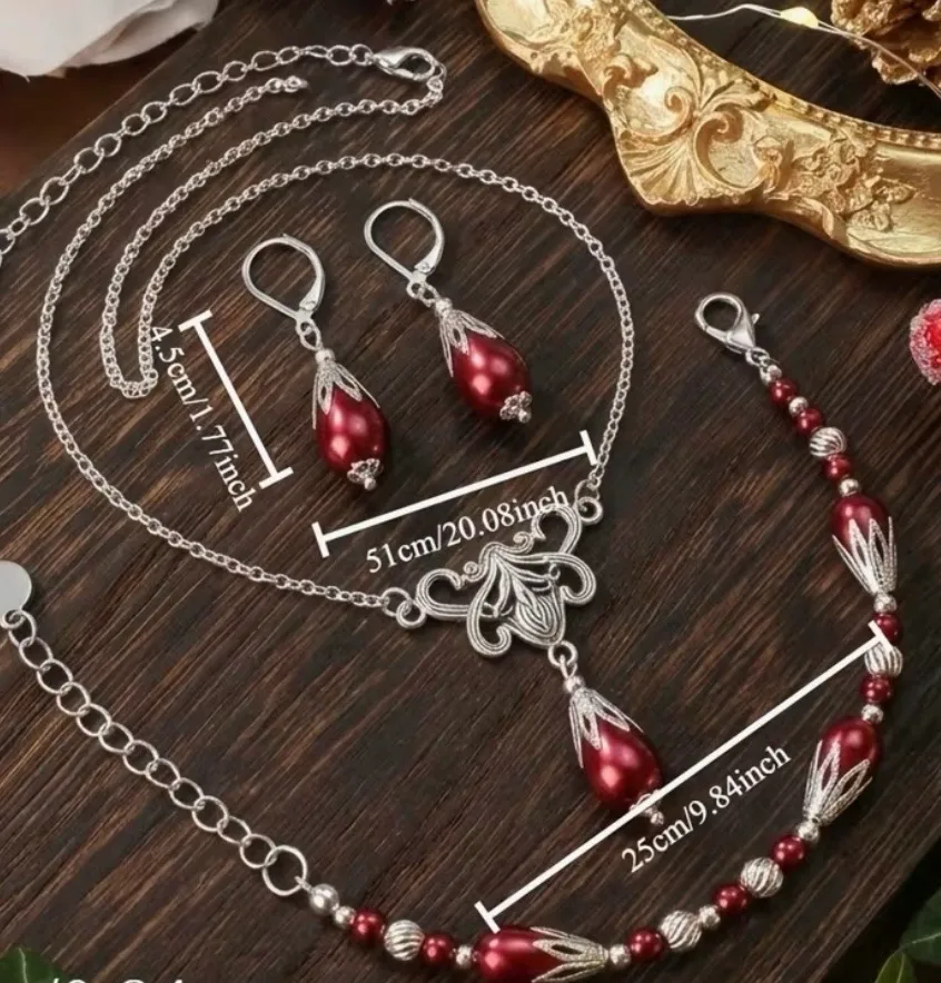 Art deco inspired jewellery set – photo 4