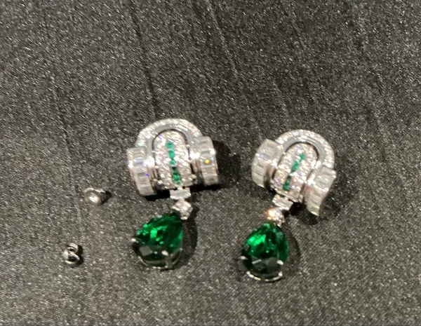 vintage art deco style earrings