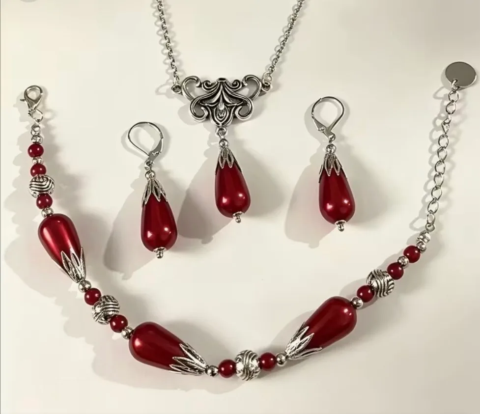 Art deco inspired jewellery set – photo 3