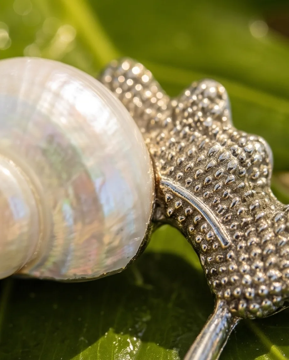 Elegant Sea Shell Decorative Brooch — photo 3