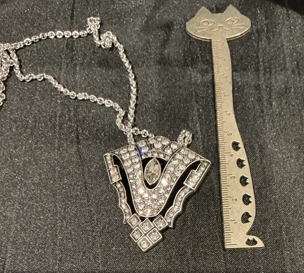 vintage art deco style pendant