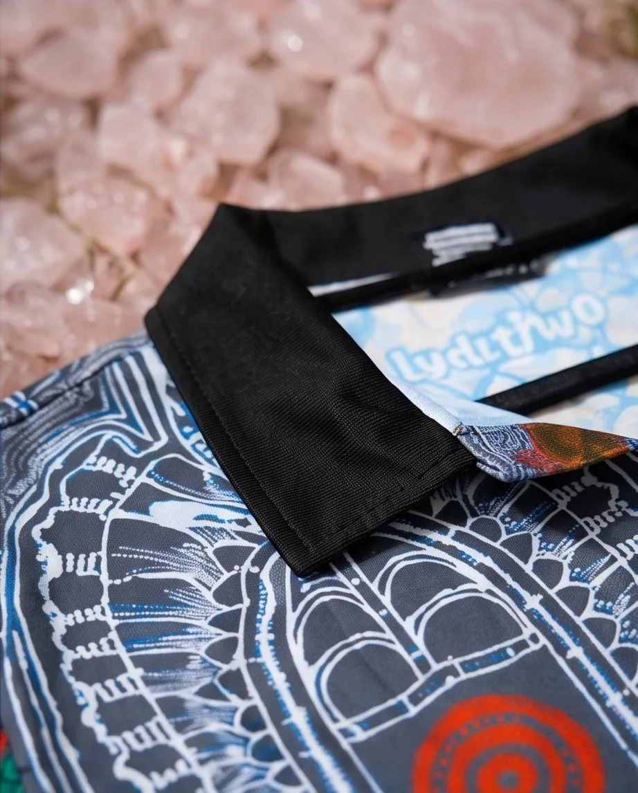 Vibrant Bwtribal Print Polo Shirt size 18 — photo 3
