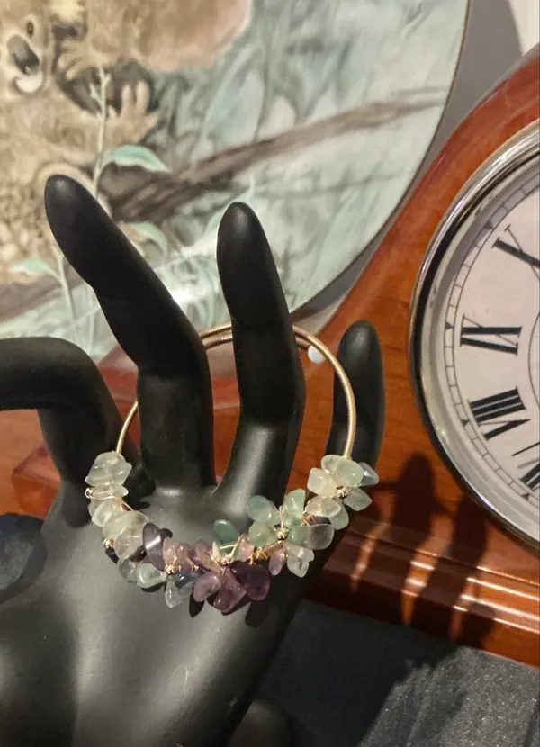 handmade natural gemstone bracelet