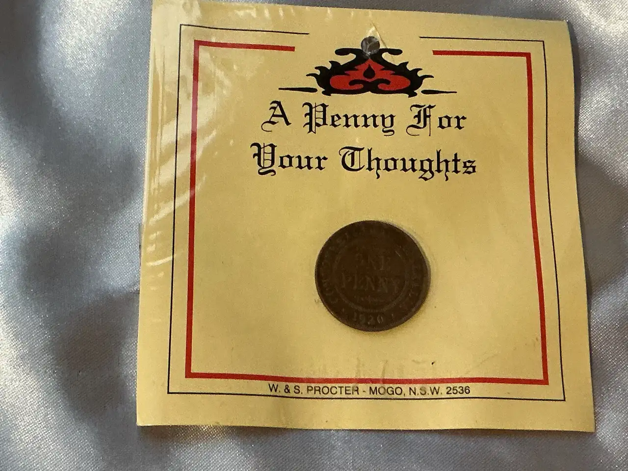vintage australian 1920 penny – photo 2