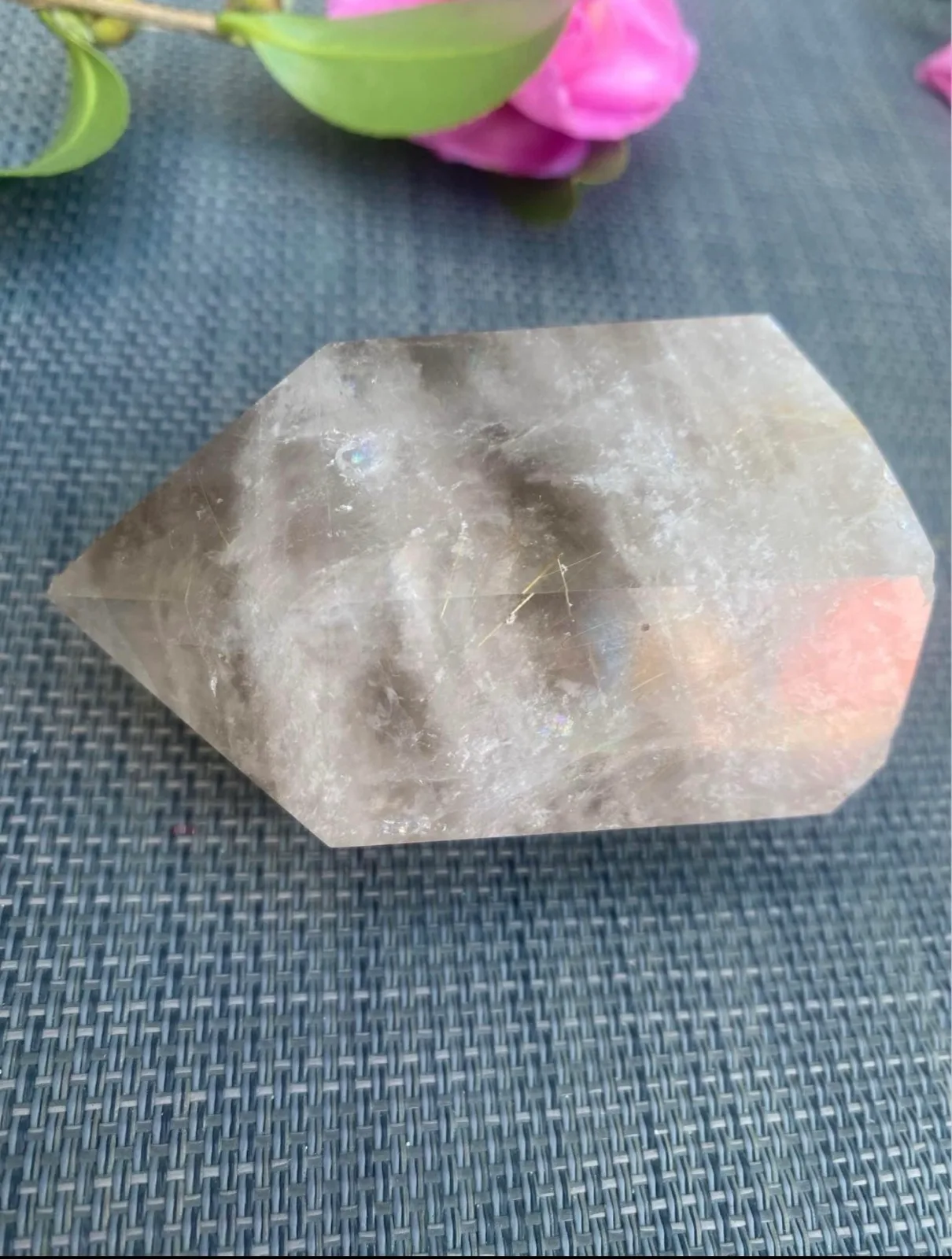 Smokey Rutilated Chunky Crystal Quartz Tower – photo 9