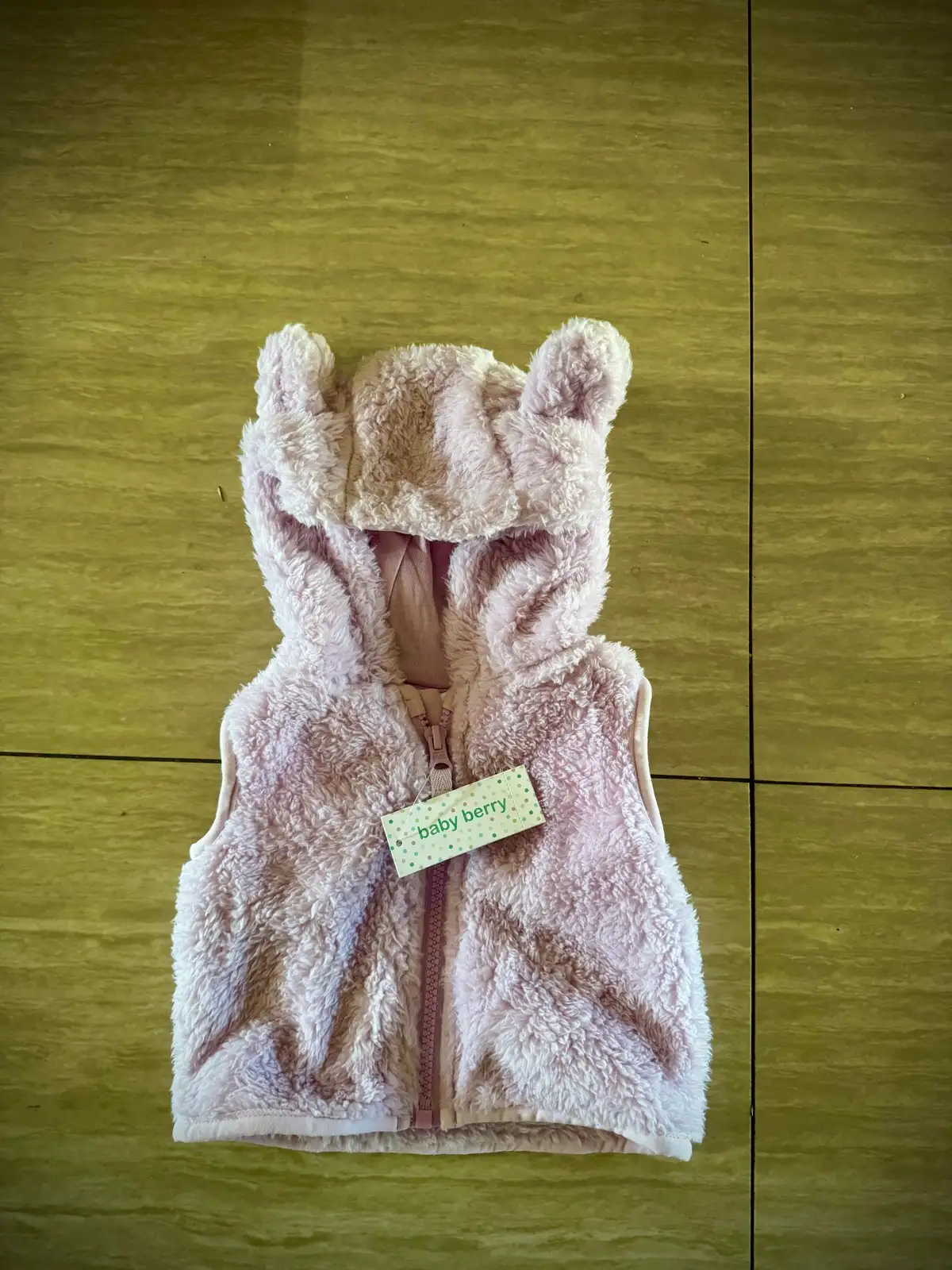 Hooded Girls newborn vest – photo 3