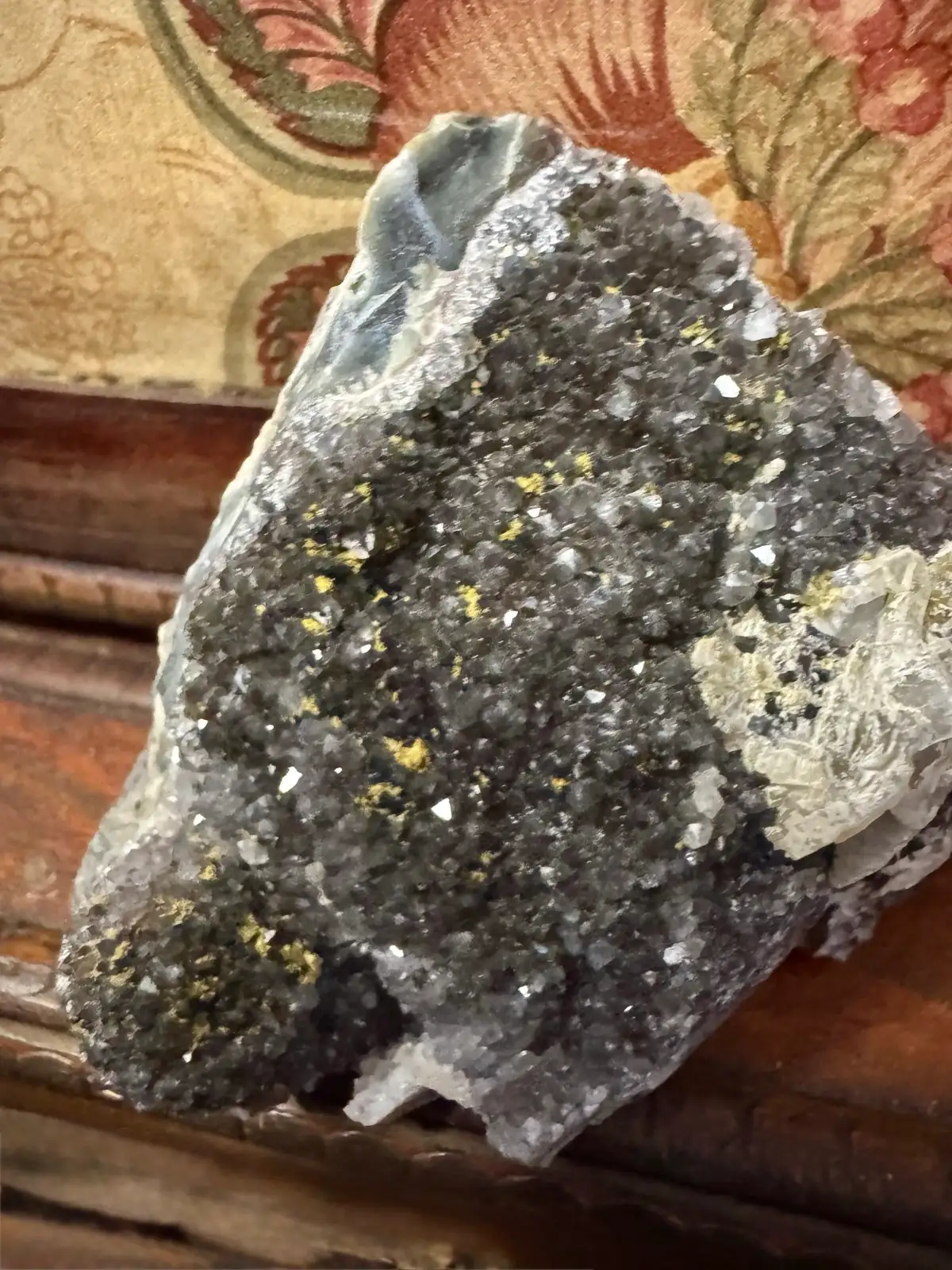 Black Rare Amethyst Crystal Cluster – photo 7