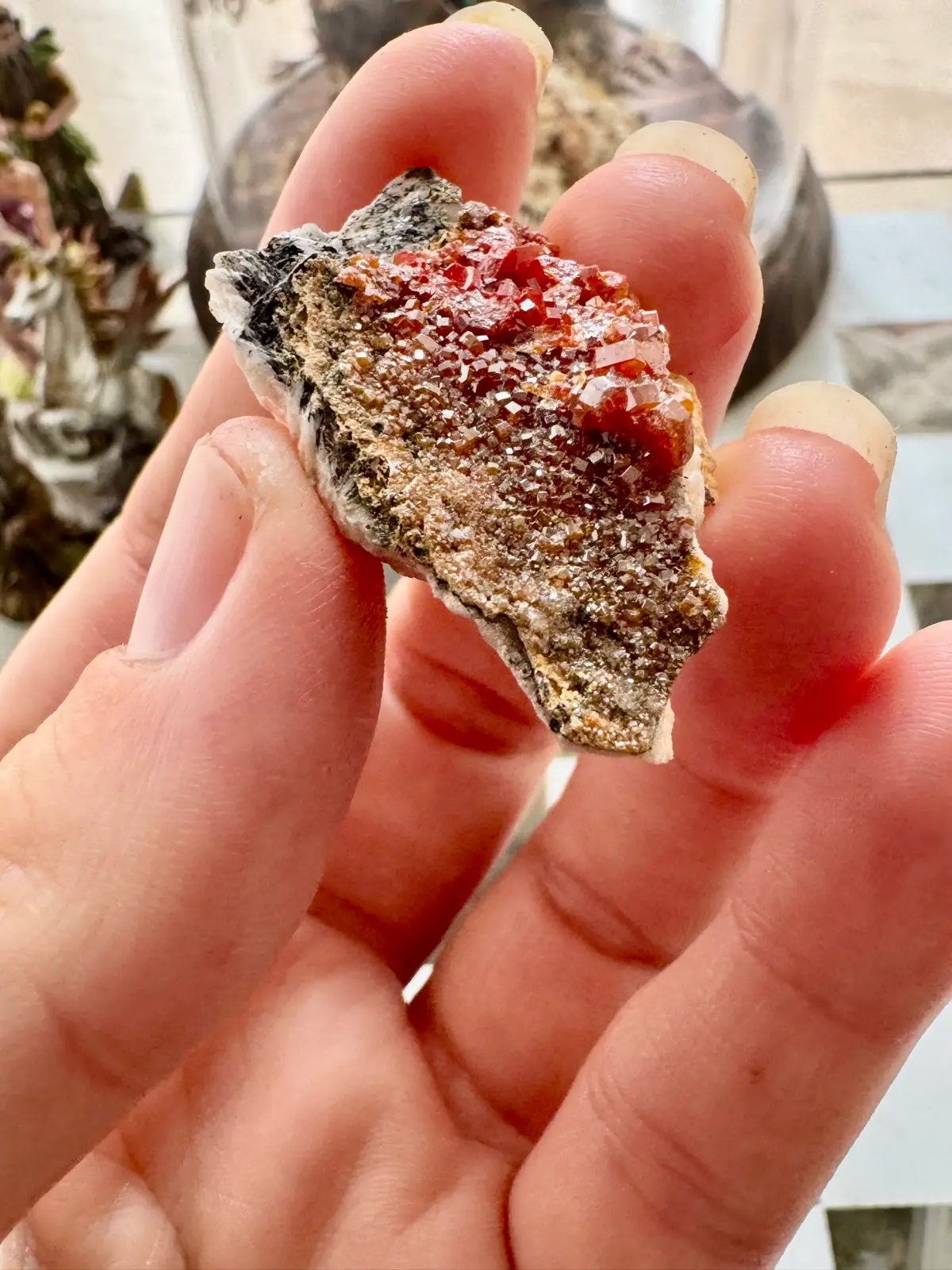 Vanadinite Crystal Cluster – photo 8