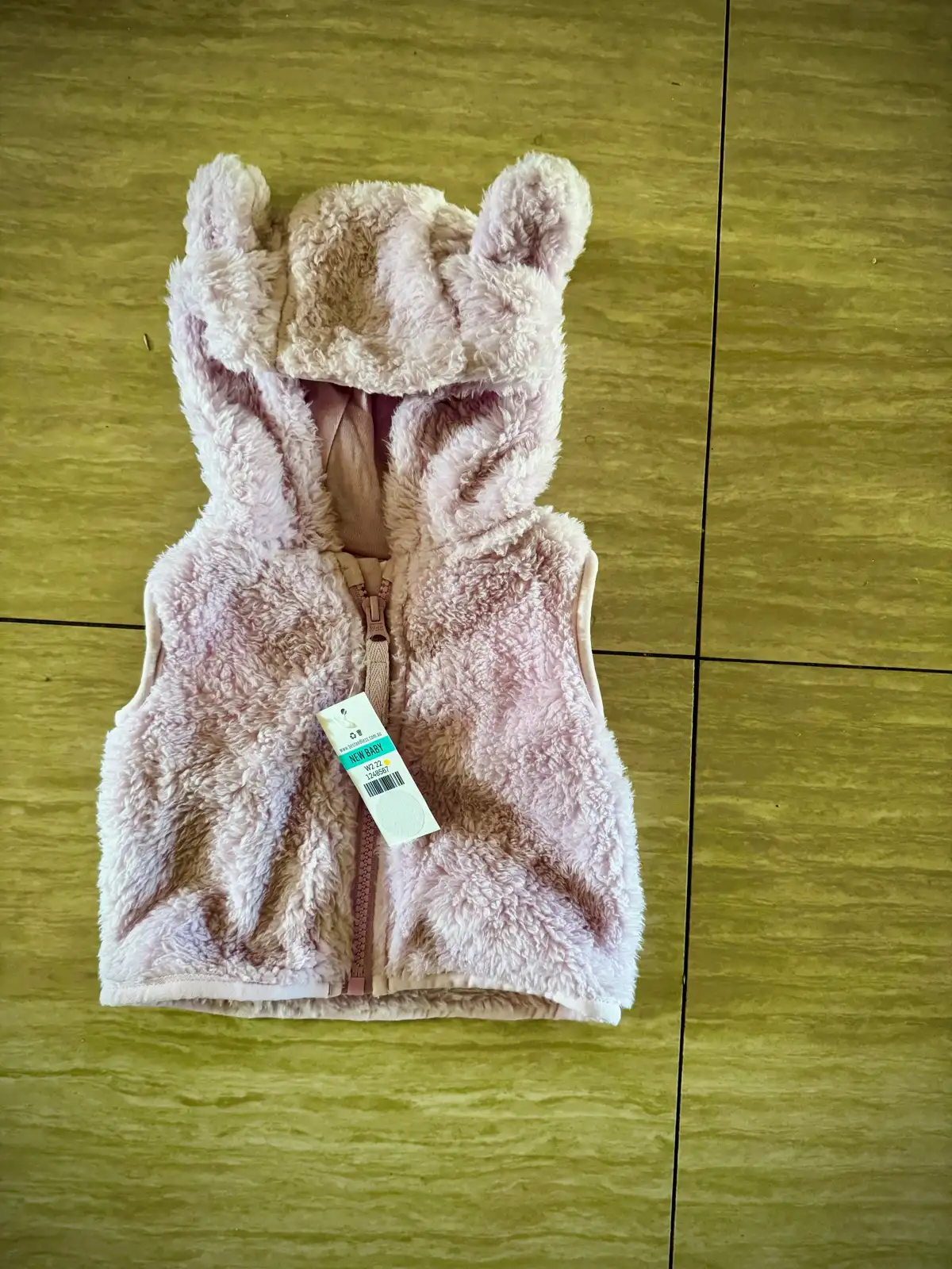 Hooded Girls newborn vest – photo 2