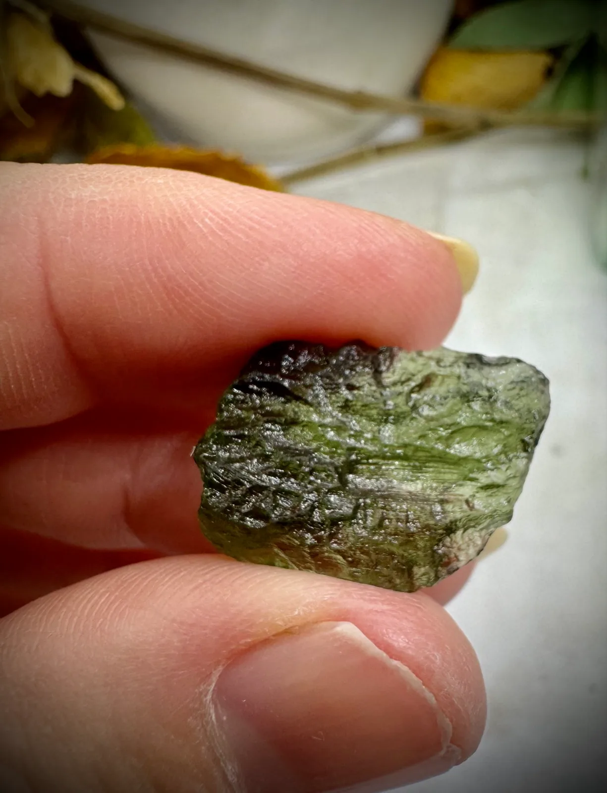 Moldavite From Bulivea Czech Rare Meteorite Glass – photo 6