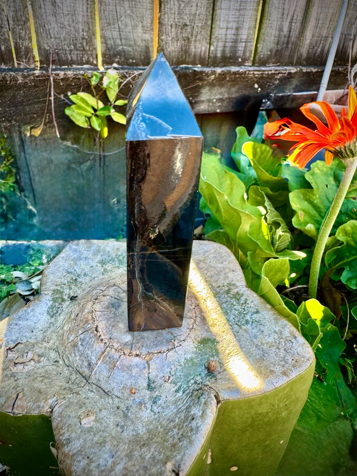 Blue tigers eye rare tower – photo 5