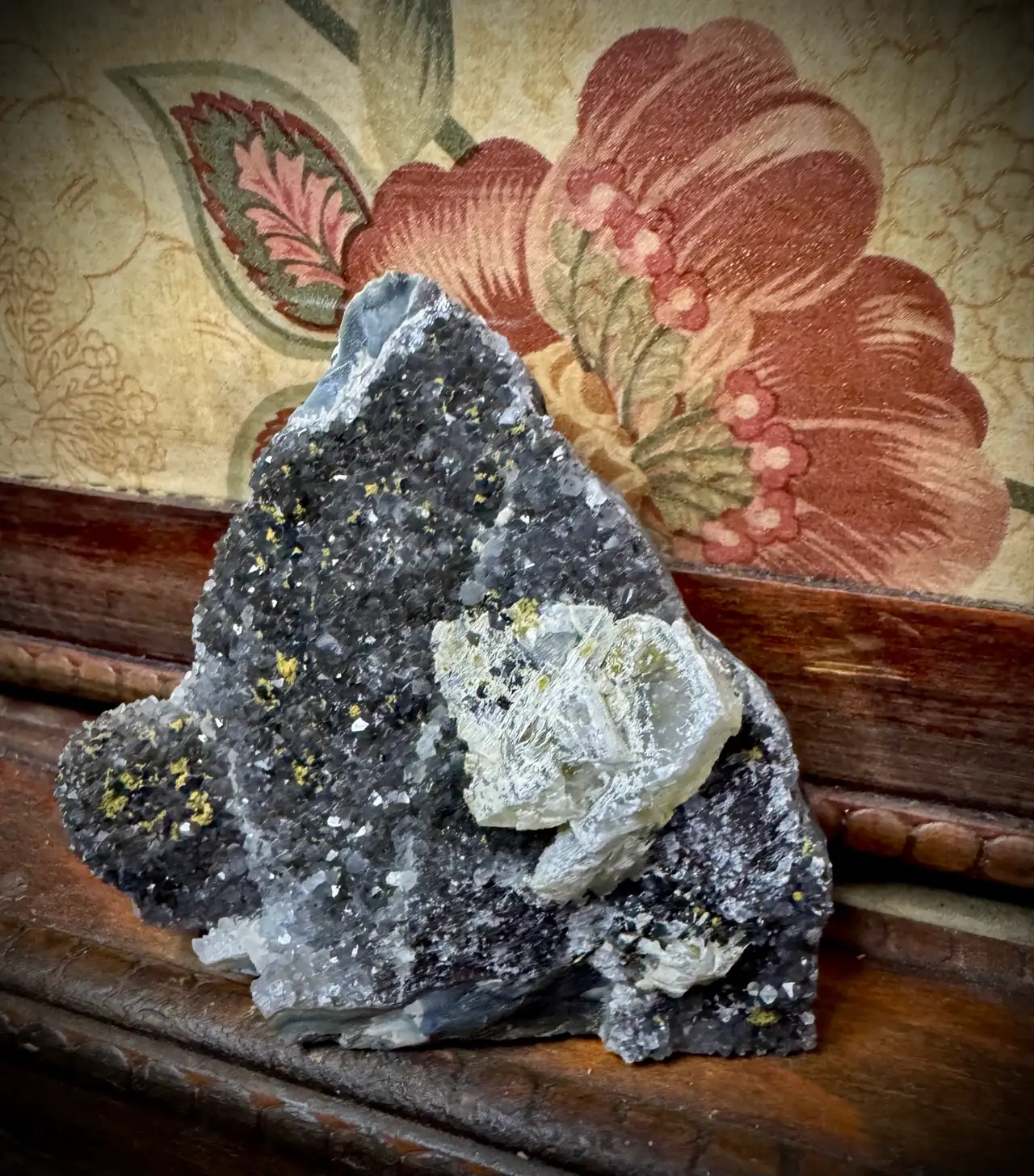 Black Rare Amethyst Crystal Cluster – photo 4