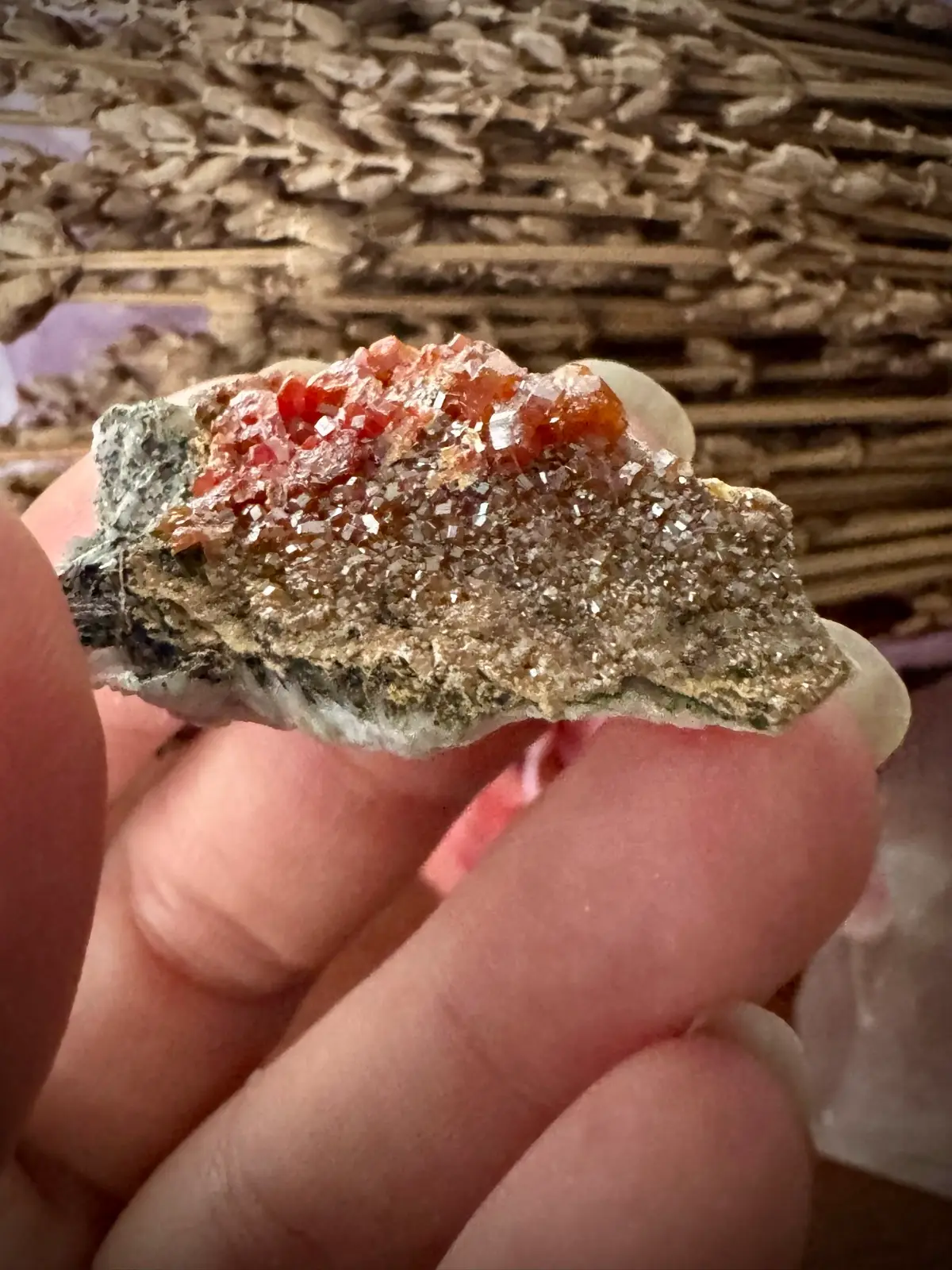 Vanadinite Crystal Cluster – photo 6