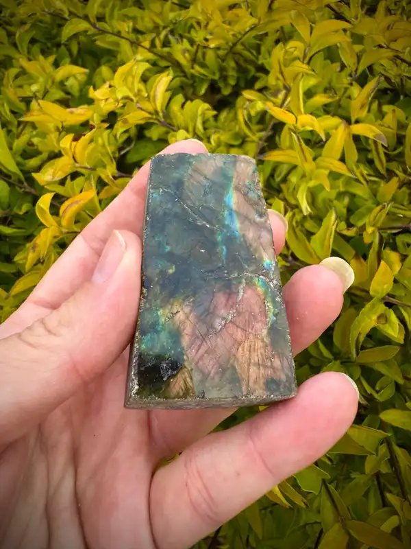 Labradorite Polished face crystal rough