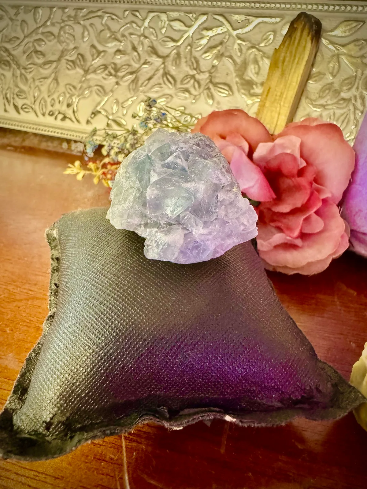 Rare Blue Fujian  Fluorite cubic cluster – photo 3