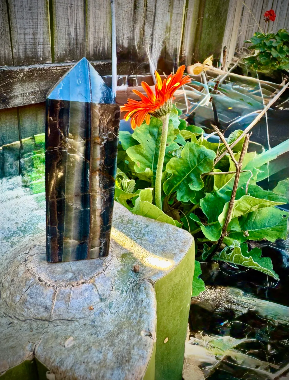 Blue tigers eye rare tower – photo 2