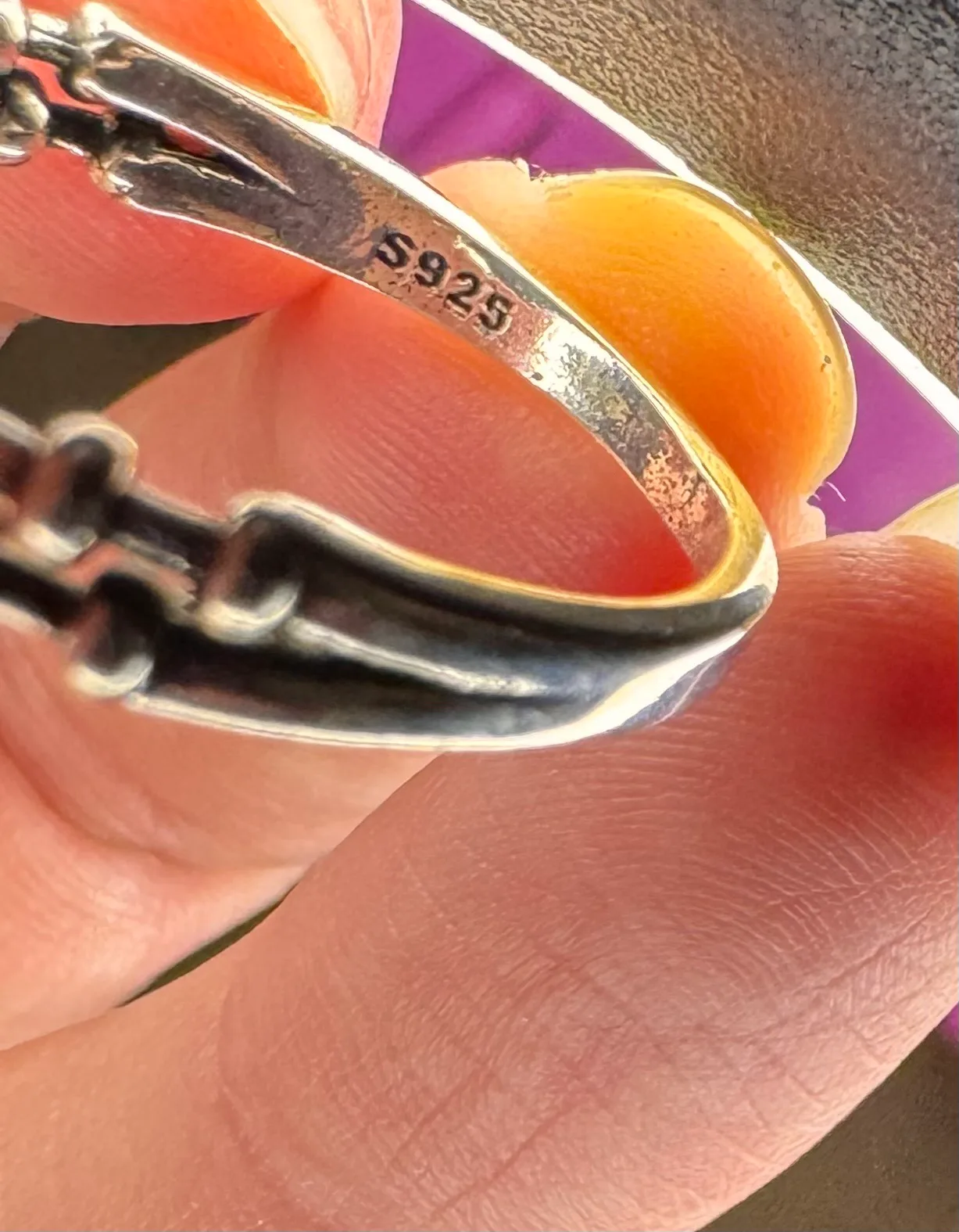 Larimar Hand made sterling silver ring — photo 3