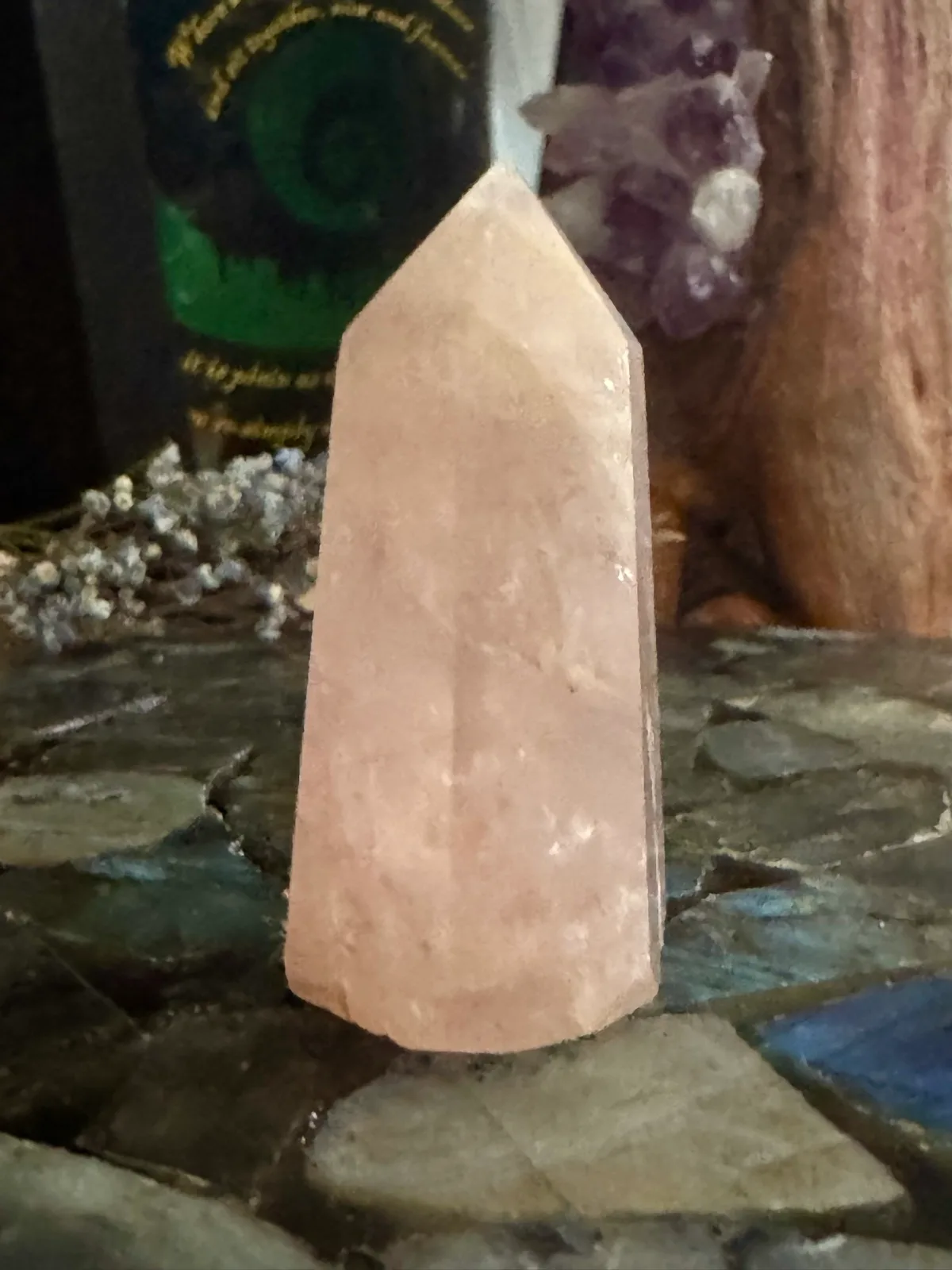 Rose quartz Crystal Tower – photo 2