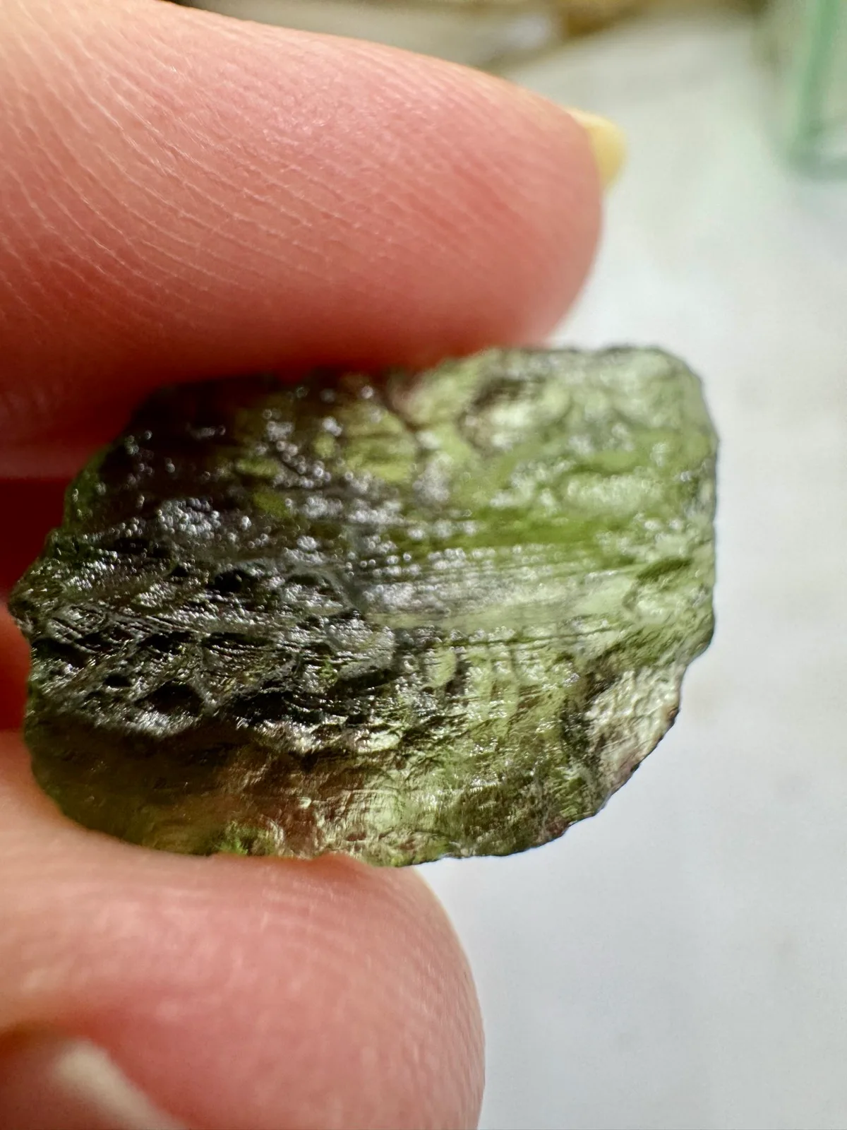 Moldavite From Bulivea Czech Rare Meteorite Glass – photo 9