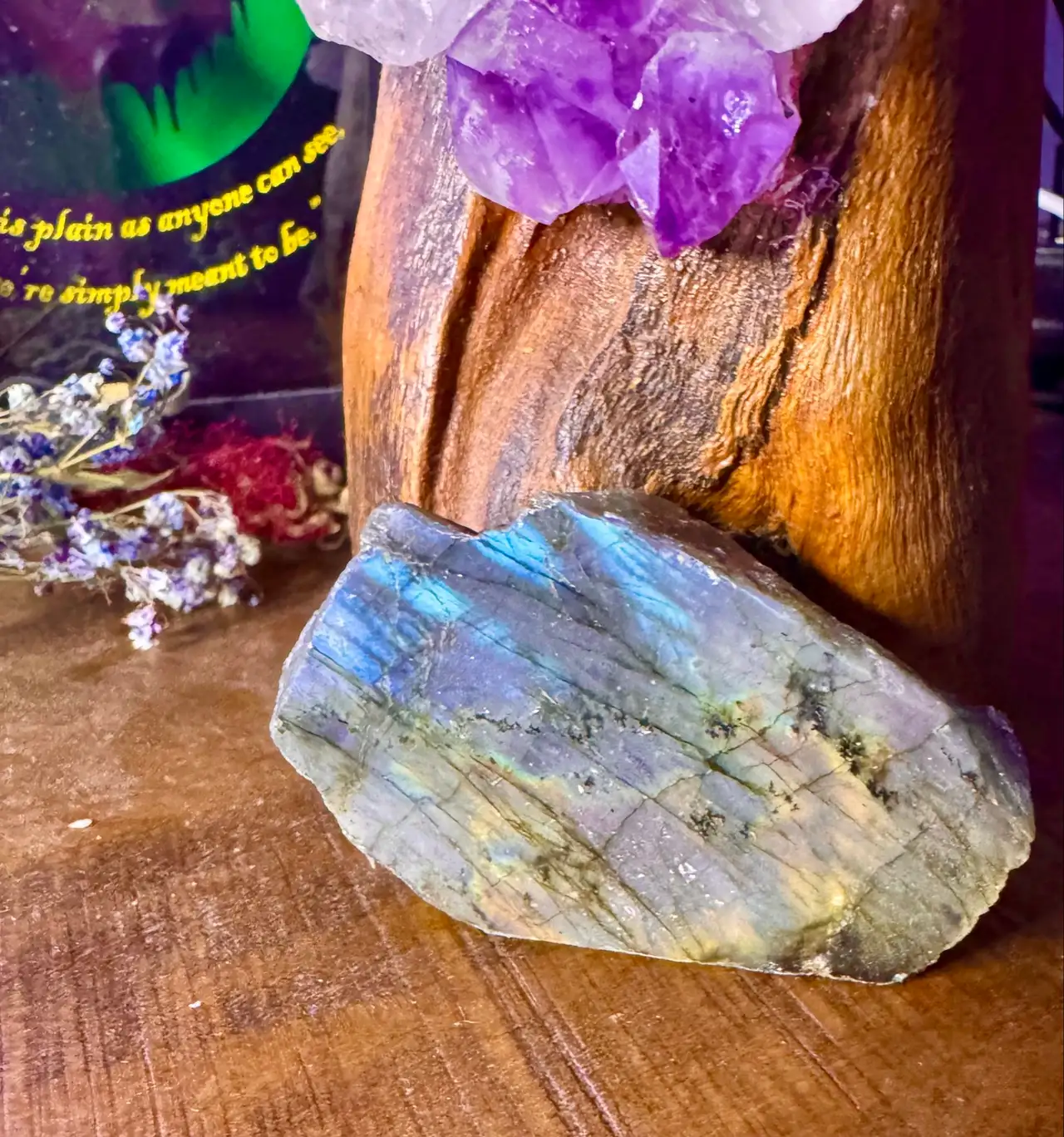 Labradorite Crystal Polished Rough – photo 5