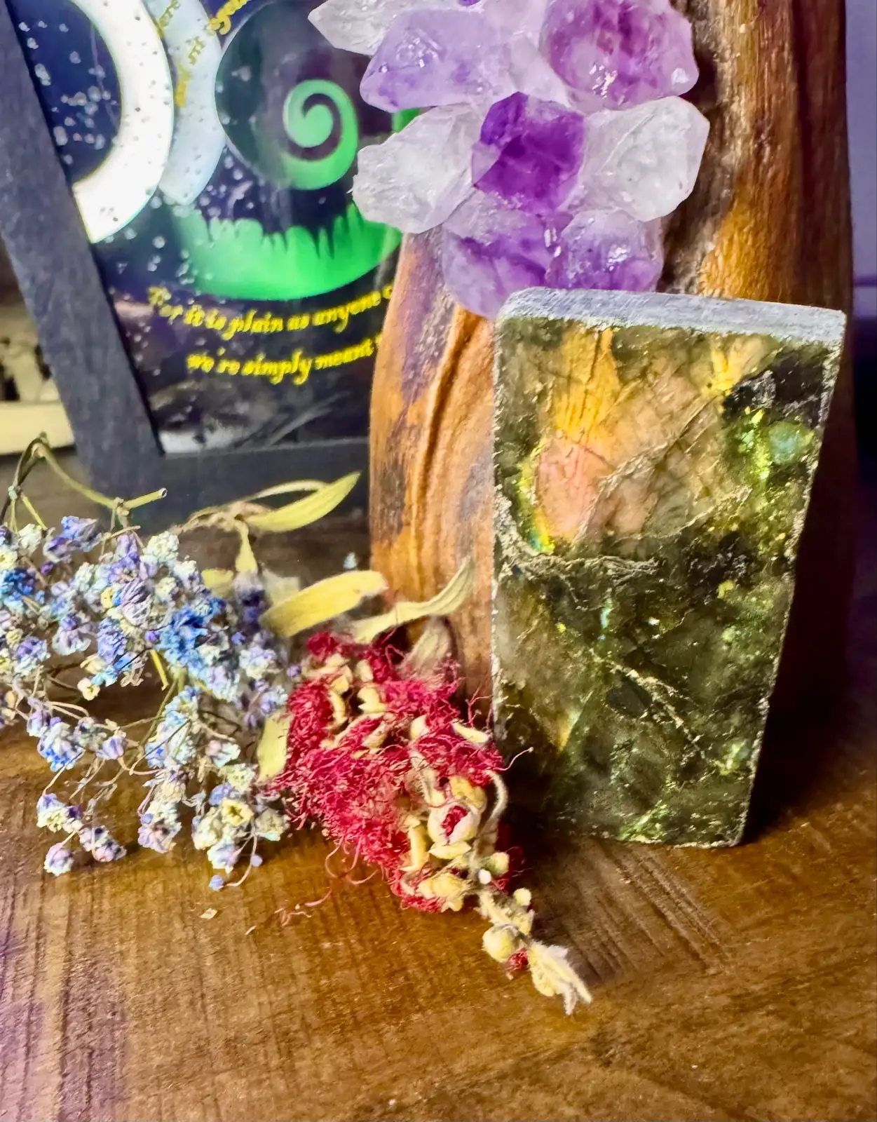 Labradorite Polished face crystal rough – photo 11