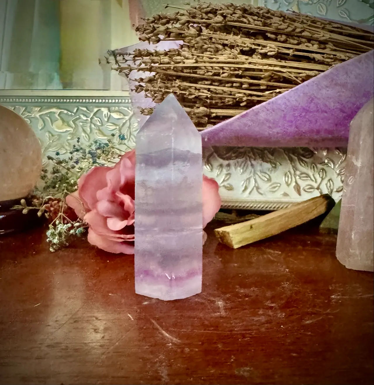 Pastel Fluorite Crystal Tower – photo 2