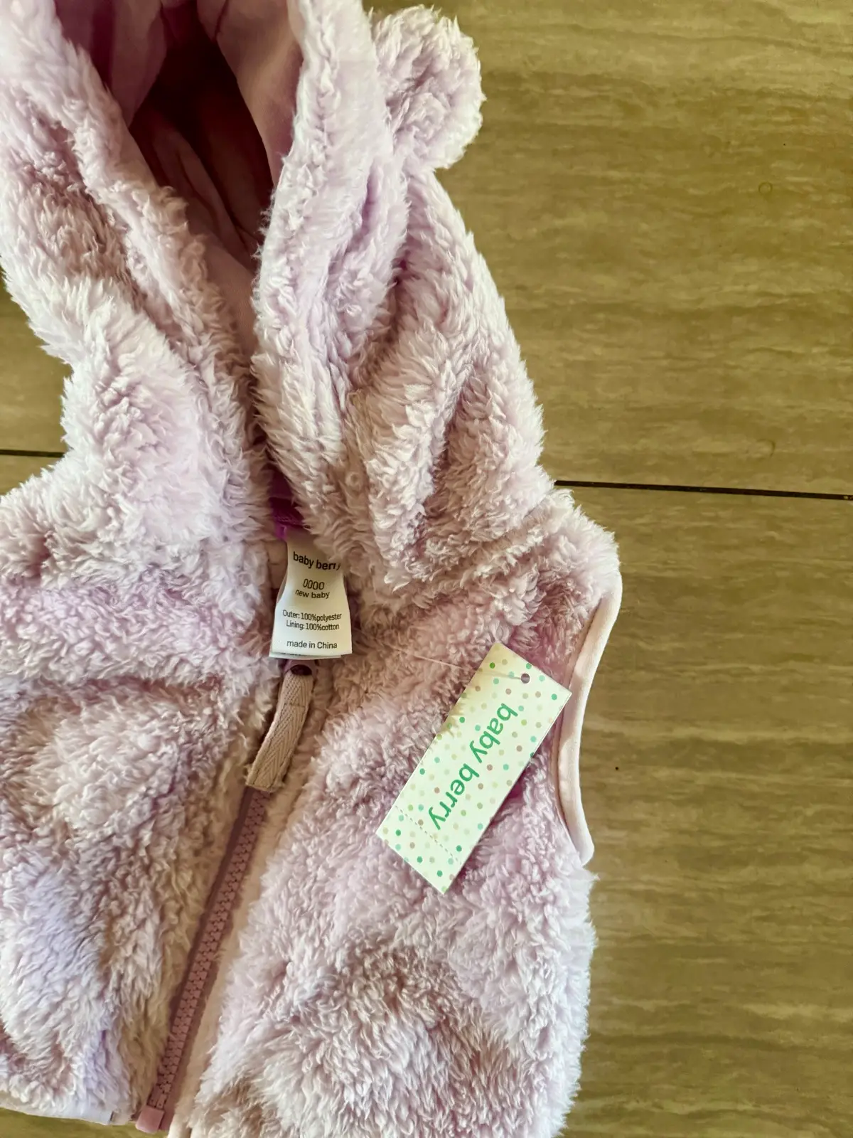Hooded Girls newborn vest – photo 6