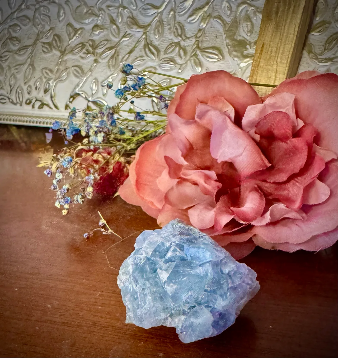 Rare Blue Fujian Fluorite Crystal Cluster – photo 7