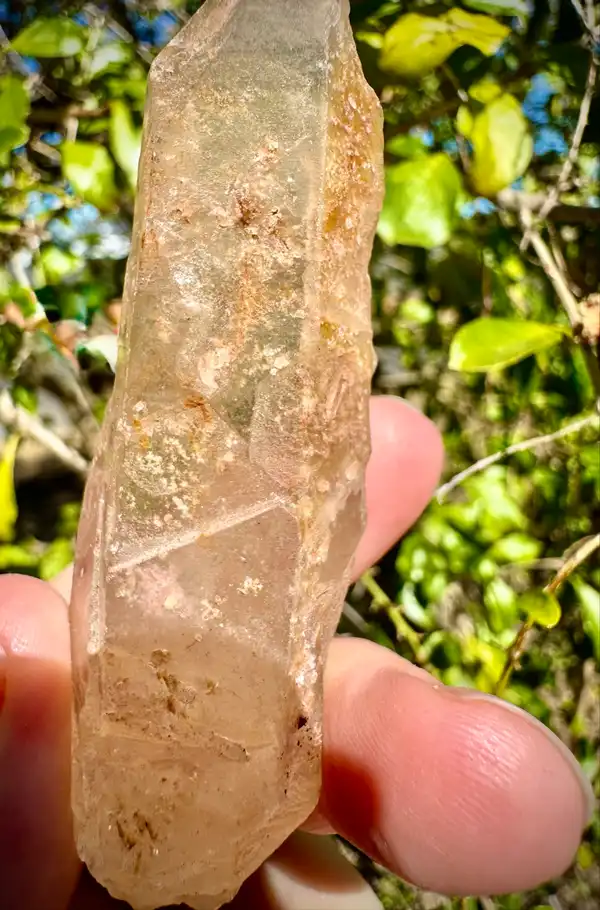 Lemurian crystal wand