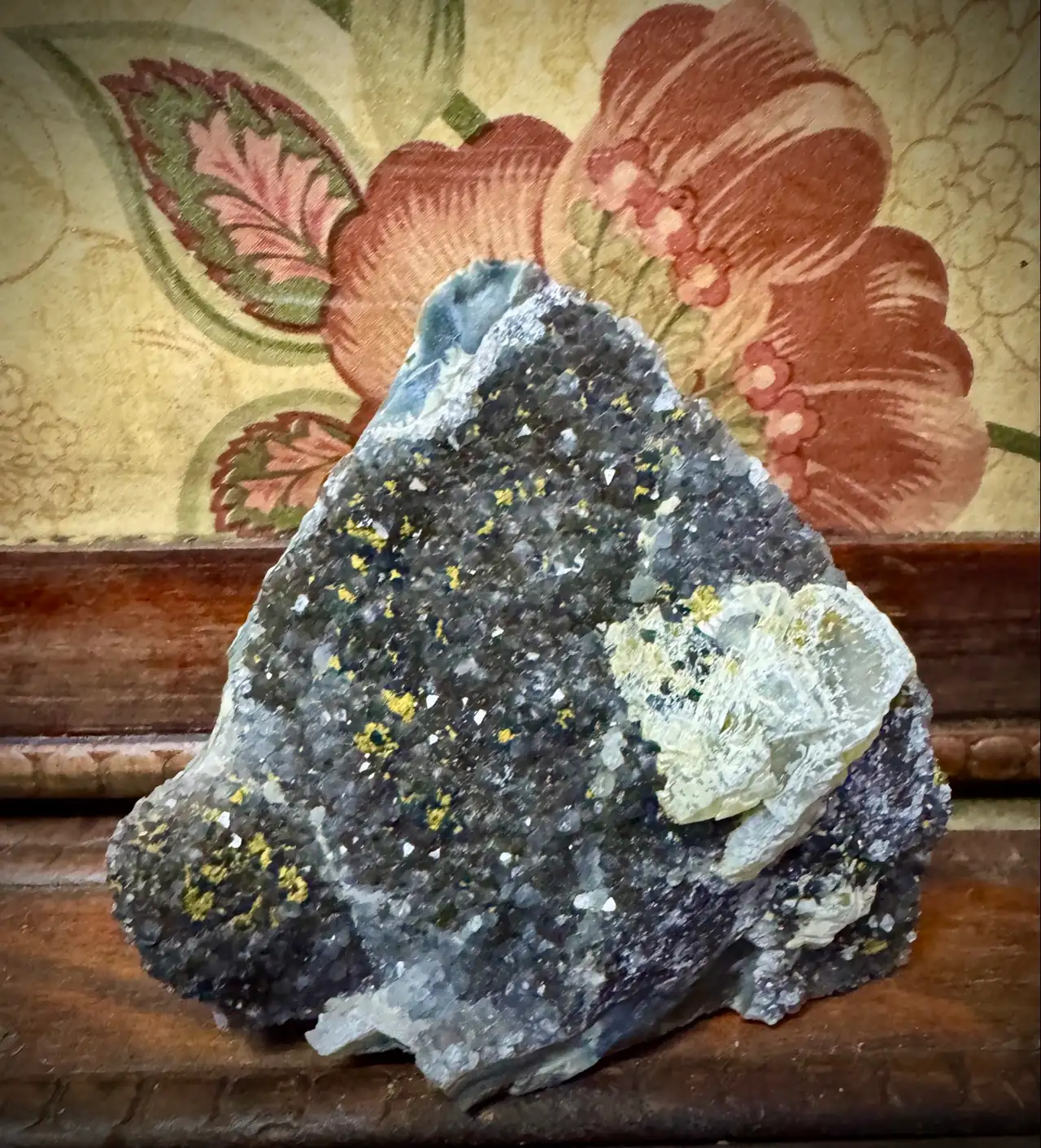 Black Rare Amethyst Crystal Cluster – photo 2